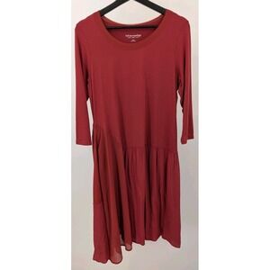 Soft Surroundings En Pointe Dress Size S Asymmetric Hem Balletcore Lagenlook